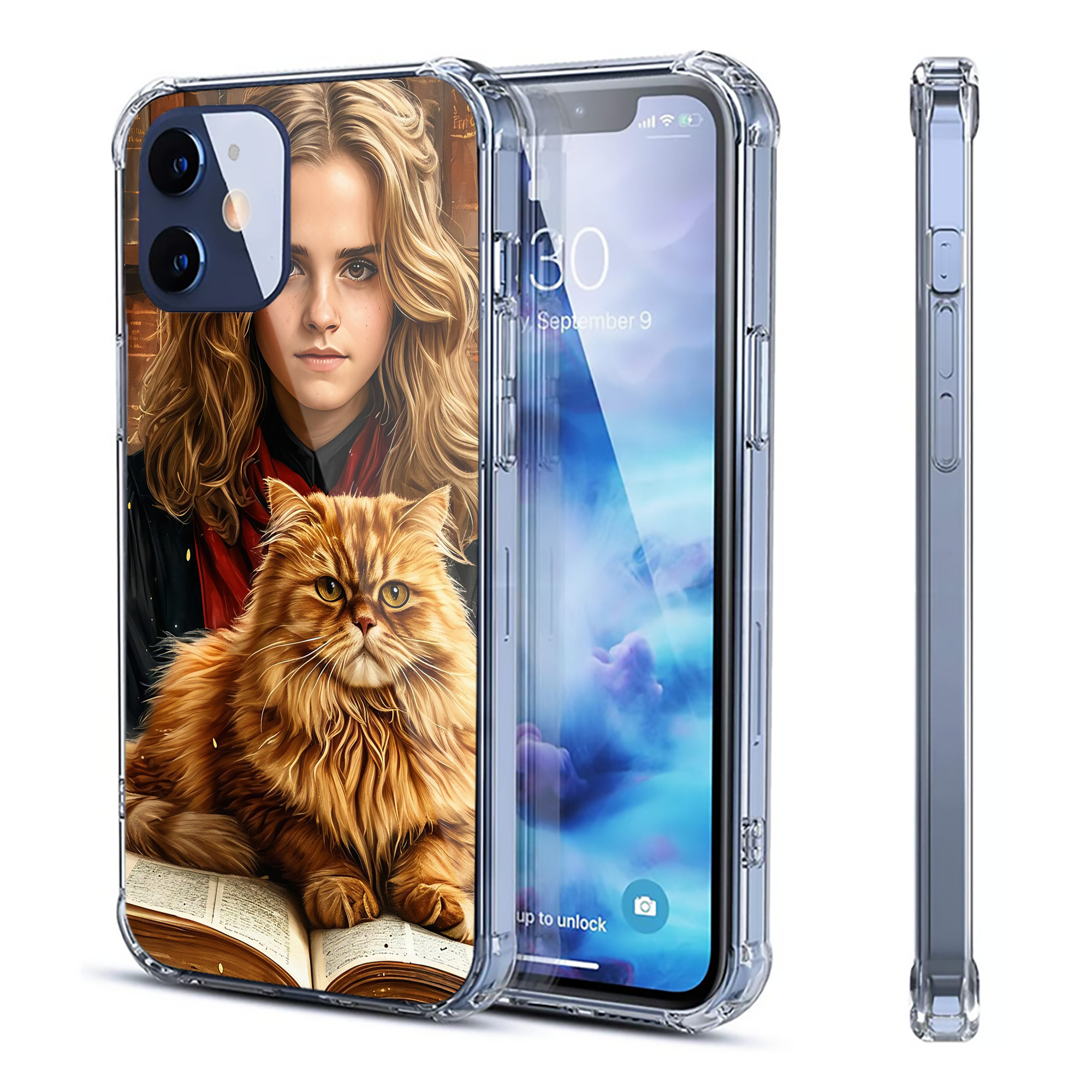 （画像用） Harry Potter ハリー・ポッターシリーズ 【iPhone 12シリーズ対応】透明スマホケース（クリアソフトケース）